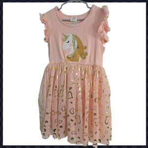 ✨ Unicorn Sequin Tutu Boutique Dress NWT by Vikita ✨little girl size 5-6 years
